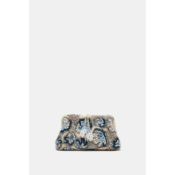 ZARA BEADED CLUTCH - Picture 3 of 5